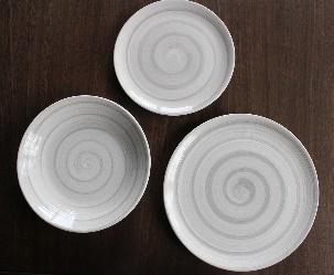 ASSIETTE PLATE "STORM" DIA.25CM