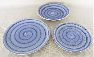 ASSIETTE PLATE "BLUE MOON" DIA.25CM