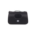 Mon Ami LUKI Sac de Transport Tunnel Chien Chat Noir 39x25x24cm