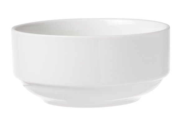 Bol Empilable Porcelaine Blanche 85cl Ø15,3cm Cuisine