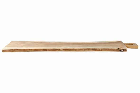 PLANCHE À SERVIR 65X15XH1,5CM EN ACACIA 