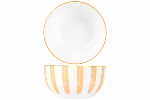 CABANA BOL D14,3XH7,2CM ORANGE