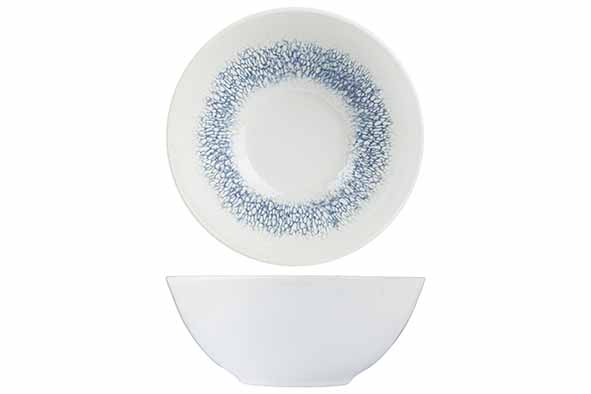 Bol Céramique Amalfi Azure Ø16cm - Motif Bleu Pointillé