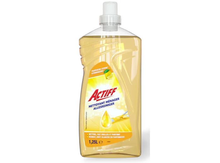 Actiff Nettoyant Ménager Tout Usage Citron 1,25L Brillant