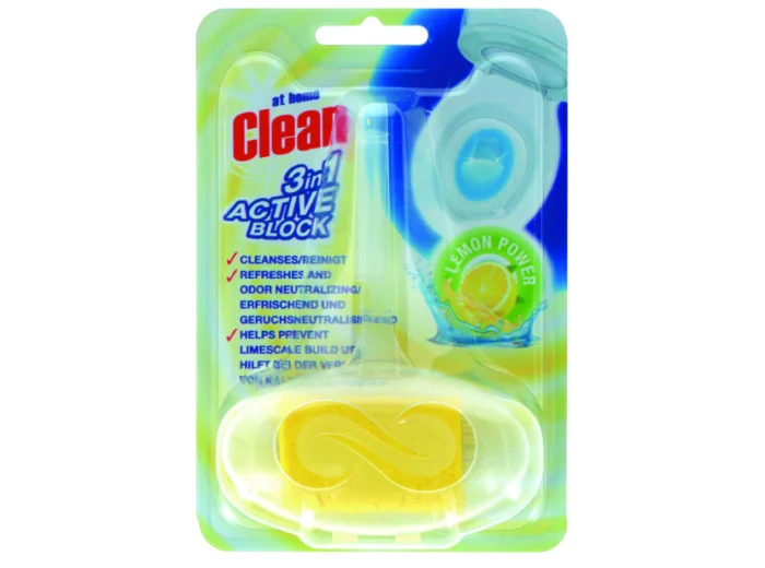 At Home Clean 3en1 Bloc WC Actif Citron 40g