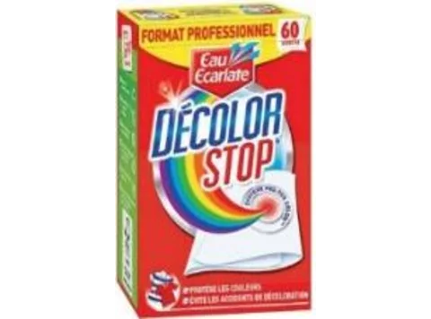 Eau Ecarlate Décolor Stop - 60 Lingettes Anti-Décoloration