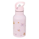 Atmosphera Gourde Isotherme Enfant Rose Papillons 350ml