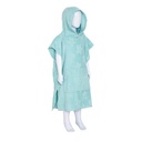 Atmosphera Poncho de Plage Enfant Bleu Turquoise Étoiles Éponge