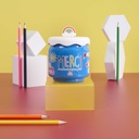 Bougie Parfumée Home Deco Factory Arc-en-Ciel Merci Pot Bleu