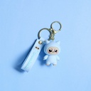 Porte-clés GROMIMIS Figurine Chat Grincheux Bleu PVC The Concept Factory