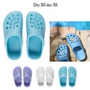 Sabots Enfant The Concept Factory BUMP IZ Bleu Lagon Légers 30-35