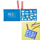 Pochette The Concept Factory MERCI Bleue Multicolore Messages Positifs