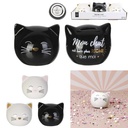 The Concept Factory Tirelire Mini Chat Noir Céramique Mon chat est riche