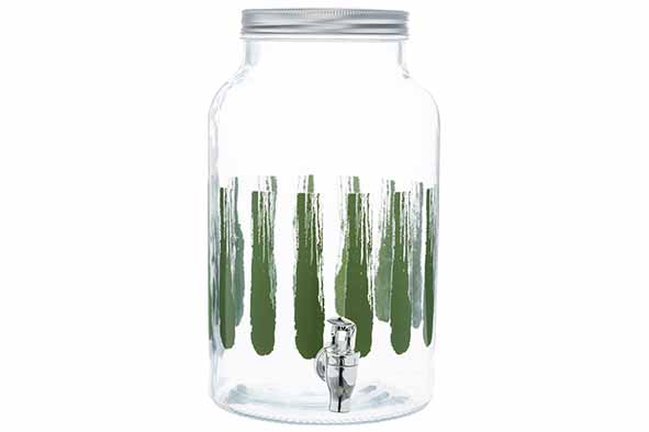 Cosy & Trendy Brisa Distributeur Jus 6L Verre Robinet Vert