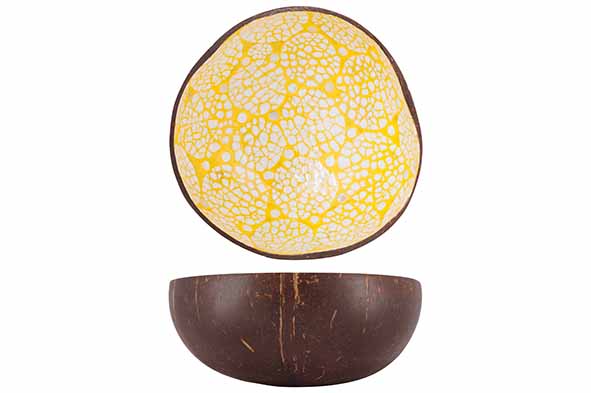 Noya Bol Coco Jaune Coquille d'Œuf D14cm