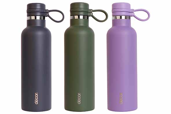 Decor Gourde Isotherme Hydro Acier Inox 750ml Violette
