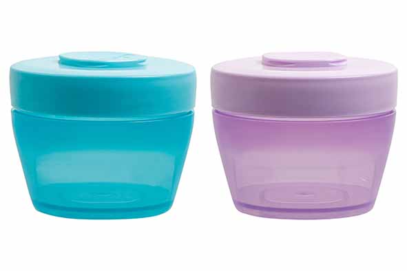 GO CLICK&STACK SNACKBOX 30CL SET2 ASSORTI - D9,4XH7,8CM