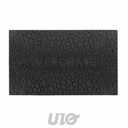 Douceur d'Intérieur Paillasson Rectangle PVC Grattoir VENIDA Bienvenue 44x74 cm