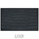 Douceur d'Intérieur Paillasson Grattoir Marco Rectangulaire Gris PVC 45x75 cm
