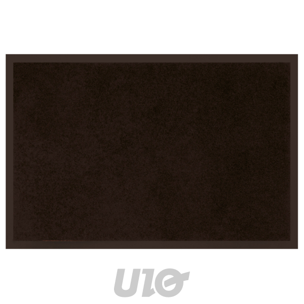 Douceur d'Intérieur Tapis d'entrée Telio Antipoussière Noir 80x120 cm