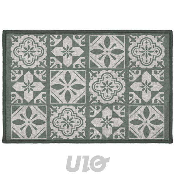 Tapis Douceur d'Intérieur Constantine Bouclette Sauge 40x60 cm