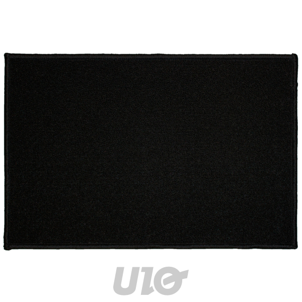 Tapis Bouclette Uni Noir Douceur d'Intérieur Primobis 40x60 cm