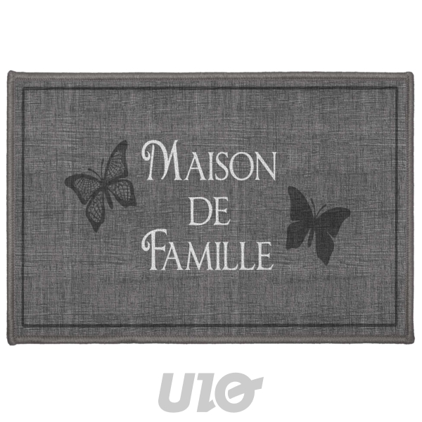 Douceur d'Intérieur Tapis Familia Bouclette Gris 40x60 cm