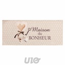 Tapis Imprimé Bouclette Beige 50x120 Douceur d'Intérieur Maison du Bonheur