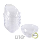 Homea 25 Verrines Bols Plastique Réutilisables 50ml Transparent