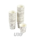 Homea Lot de 50 Gobelets Expresso Carton 12cl Imprimés sans Film Plastique