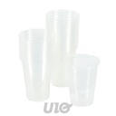 Homea Lot 25 Gobelets PP Réutilisables Transparents 50cl