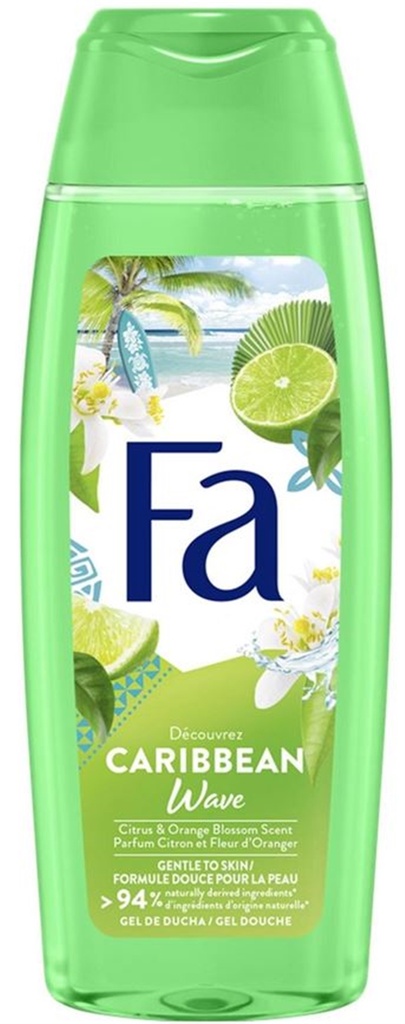Fa Gel Douche Caribbean Wave Citron & Fleur d'Oranger 250 ml