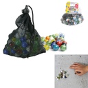 Jeux 2 Momes 100 Billes en Verre Multicolores avec Sac Filet