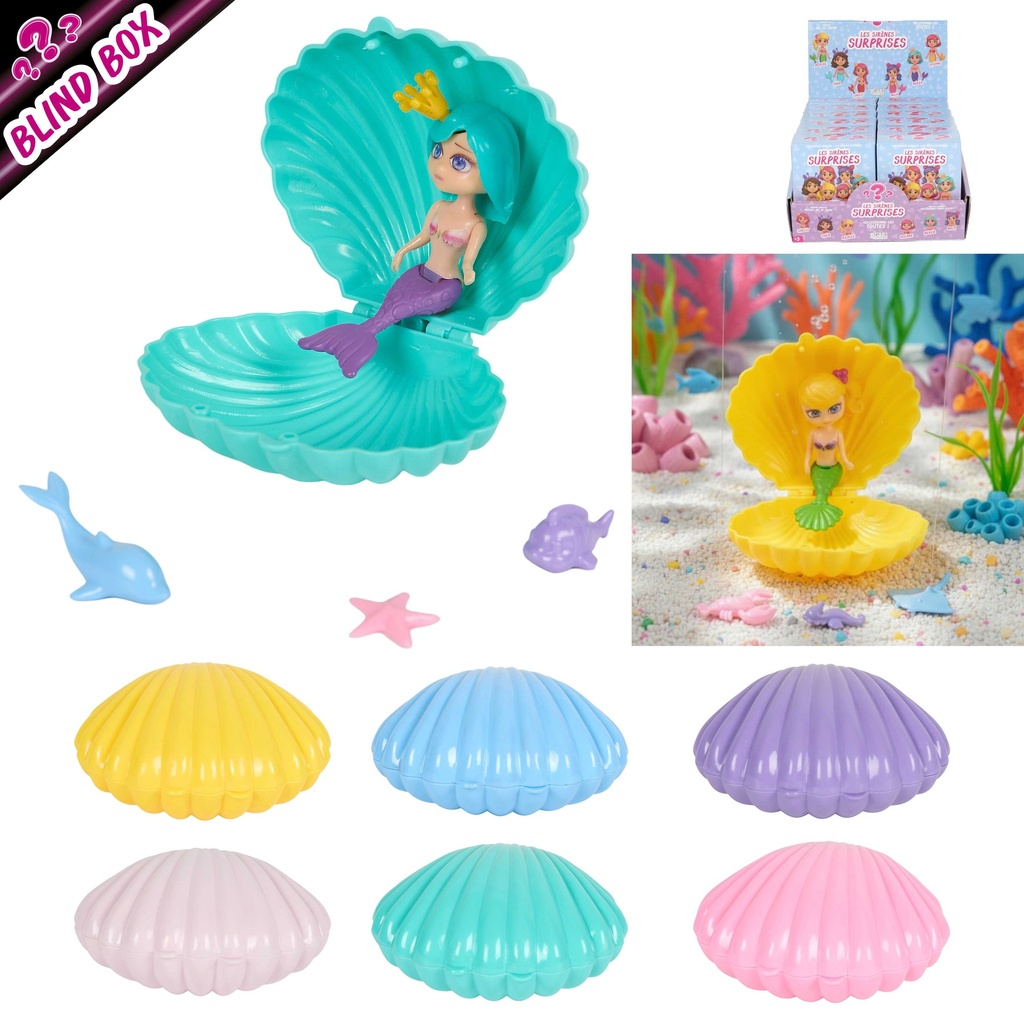 Jeux 2 Momes Les Mini Sirènes Boîte Surprise Figurine à Collectionner