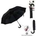 Parapluie Entre Temps Pliable Automatique Noir Ultra-résistant