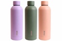 Decor Gourde 500ml Acier Inoxydable Bouchon Vis – 3 Coloris