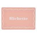 Atmosphera Set de table enfant Bichette Rose Pâle 45x30 cm