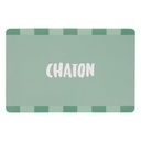 Set de table enfant Atmosphera Bich CHATON 45x30 cm bleu vert