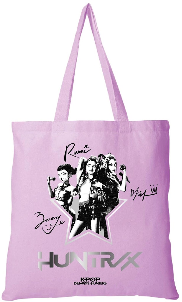 KPop Sac Cabas Lilas Chasseurs de Démons Idols K-Pop