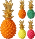 Ananas Décoratif Résine H.25cm D.10cm Doré - 4 Coloris Disponibles