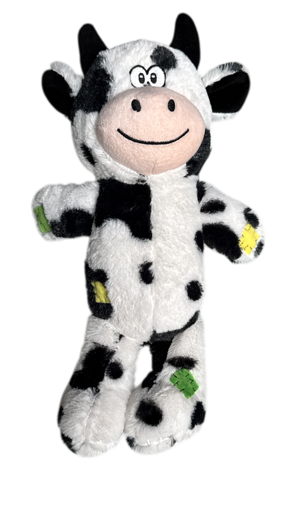 Peluche Vache Noir & Blanc 32cm | Doudou Doux