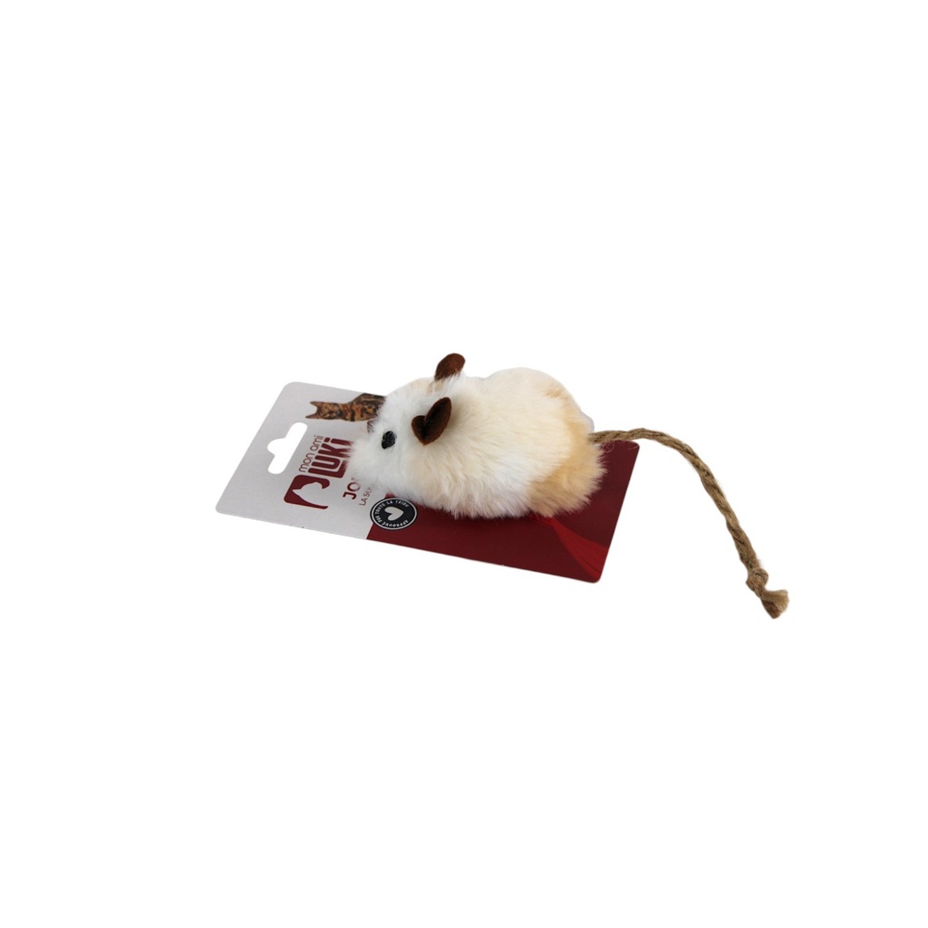 MON AMI KUKI Souris Sonore Chat Peluche 17cm Aléatoire