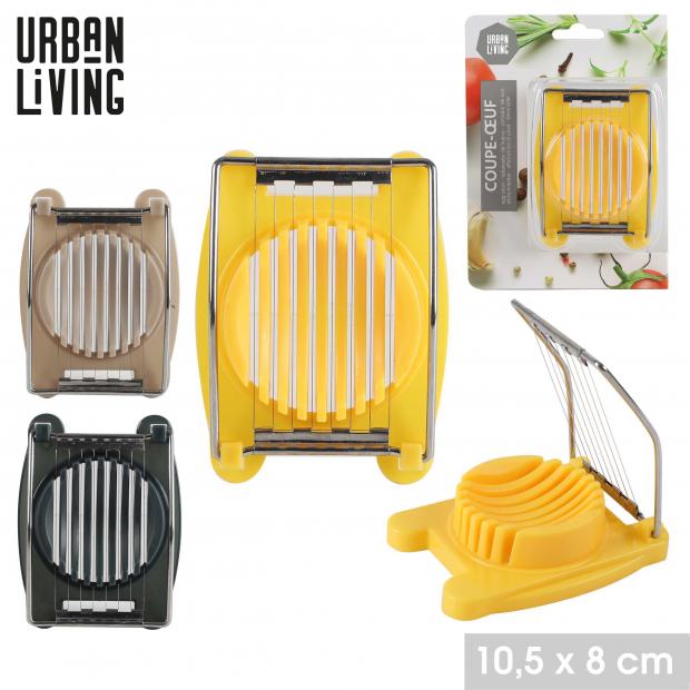 Urban Living Coupe Œuf Premium Gris/Taupe/Moutarde