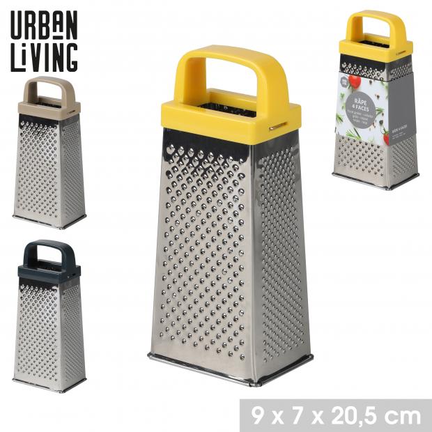 Urban Living Liberty Râpe rectangulaire 4 faces H. 20,5 cm, coloris assortis
