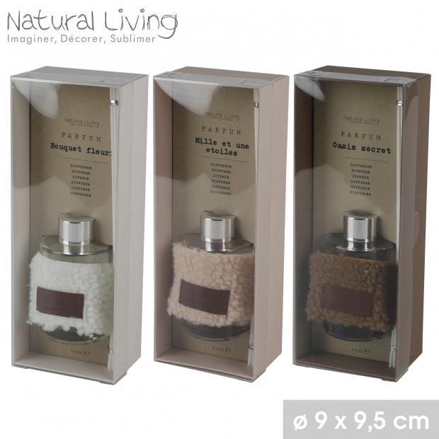 Urban Living Natural Living Diffuseur Bouclette 3 Parfums Assortis Ø9x9.5cm