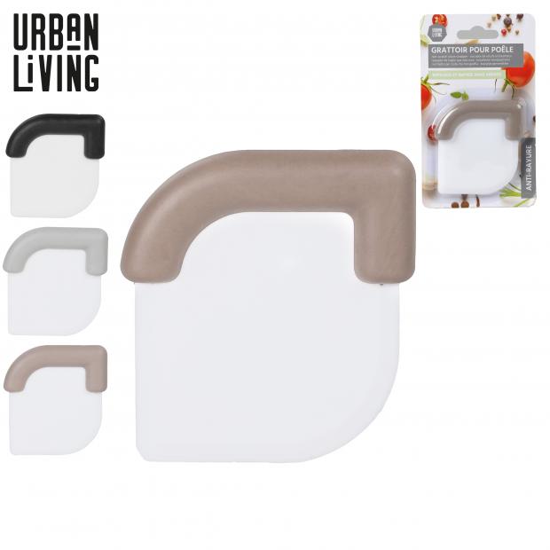 Urban Living Grattoir Poêle Anti-Rayures 7,5x8,2cm Couleurs Assorties