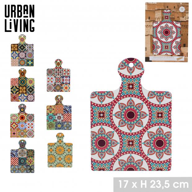 DESSOUS DE PLAT MOSAIQUE EN CERAMIQUE DESIGN PLANCHE 17X24CM 8 DECORS ASSORTIS