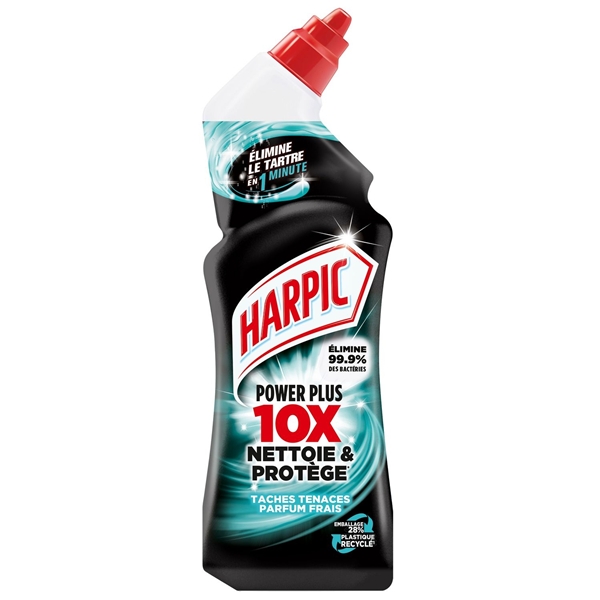 Harpic Gel WC Power Plus 10x Anti-Tartre Hygiène 750 ml