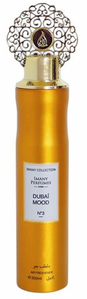 Imany Désodorisant Parfum d'Ambiance Dubai Mood N°3 300ml Doré
