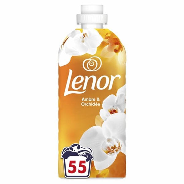 Lenor Adoucissant Ambre & Orchidée 55 lavages 1,155 L
